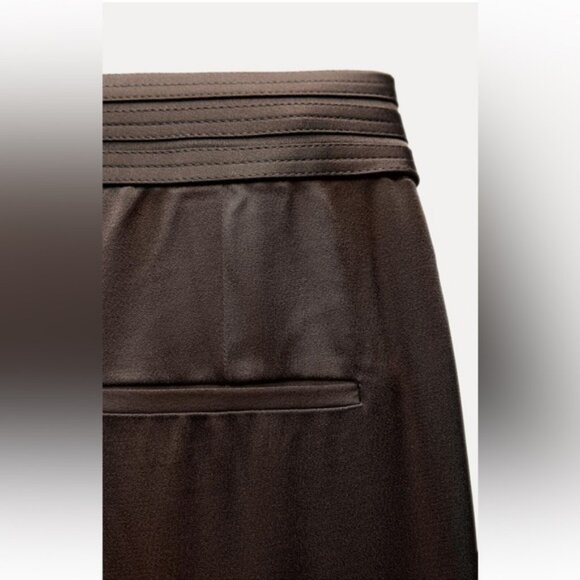 ZARA WIDE LEG PANTS ZW COLLECTION - Picture 8 of 8